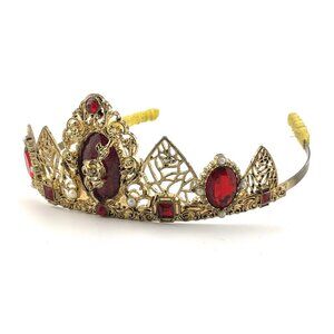 Disney Belle Golden Tiara Princess Costume Accessory Girls Dress-Up Party Crown